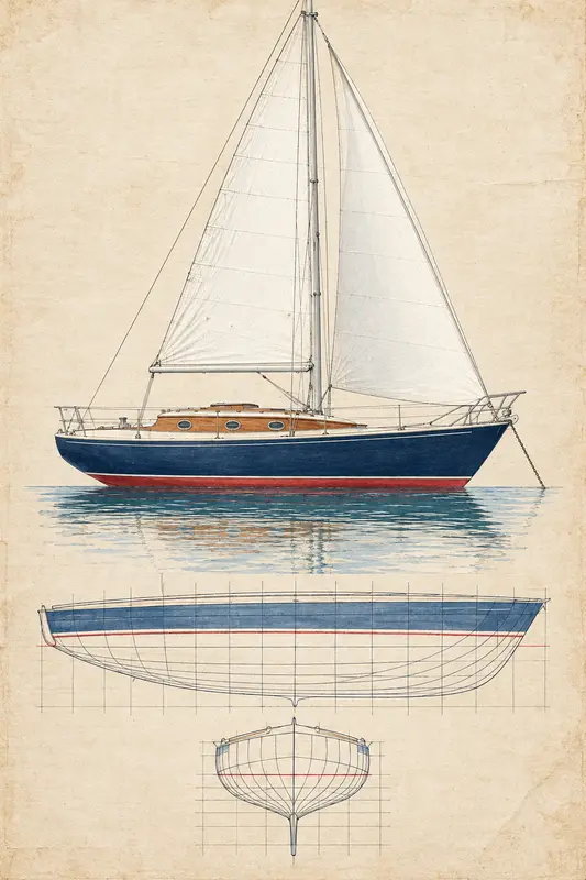 The Sloop — Lines Plan
